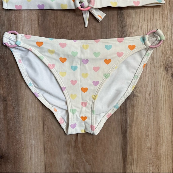 Shoshanna White Hearts Bikini ASO Jessica Simpson Newlyweds Small - Picture 3 of 16